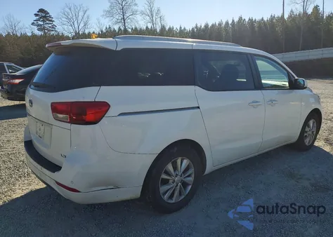 2017 Kia Sedona Lx из США, поврежденный, VIN KNDMB5C10H6293596